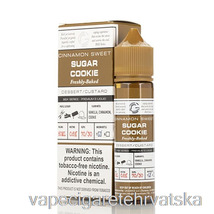 Vape Cigarete šećerni Kolačići - Serija Bsx - 60ml 0mg